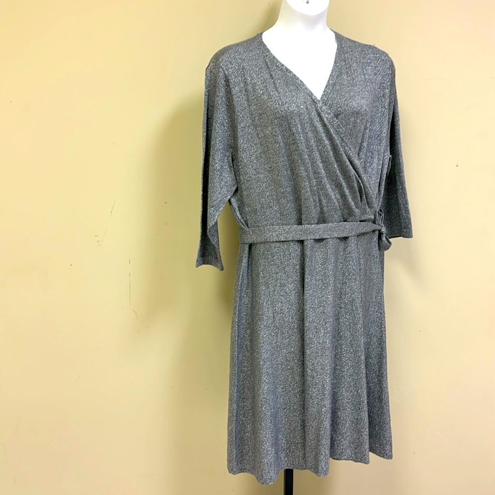 Plus size Talbots silver dress